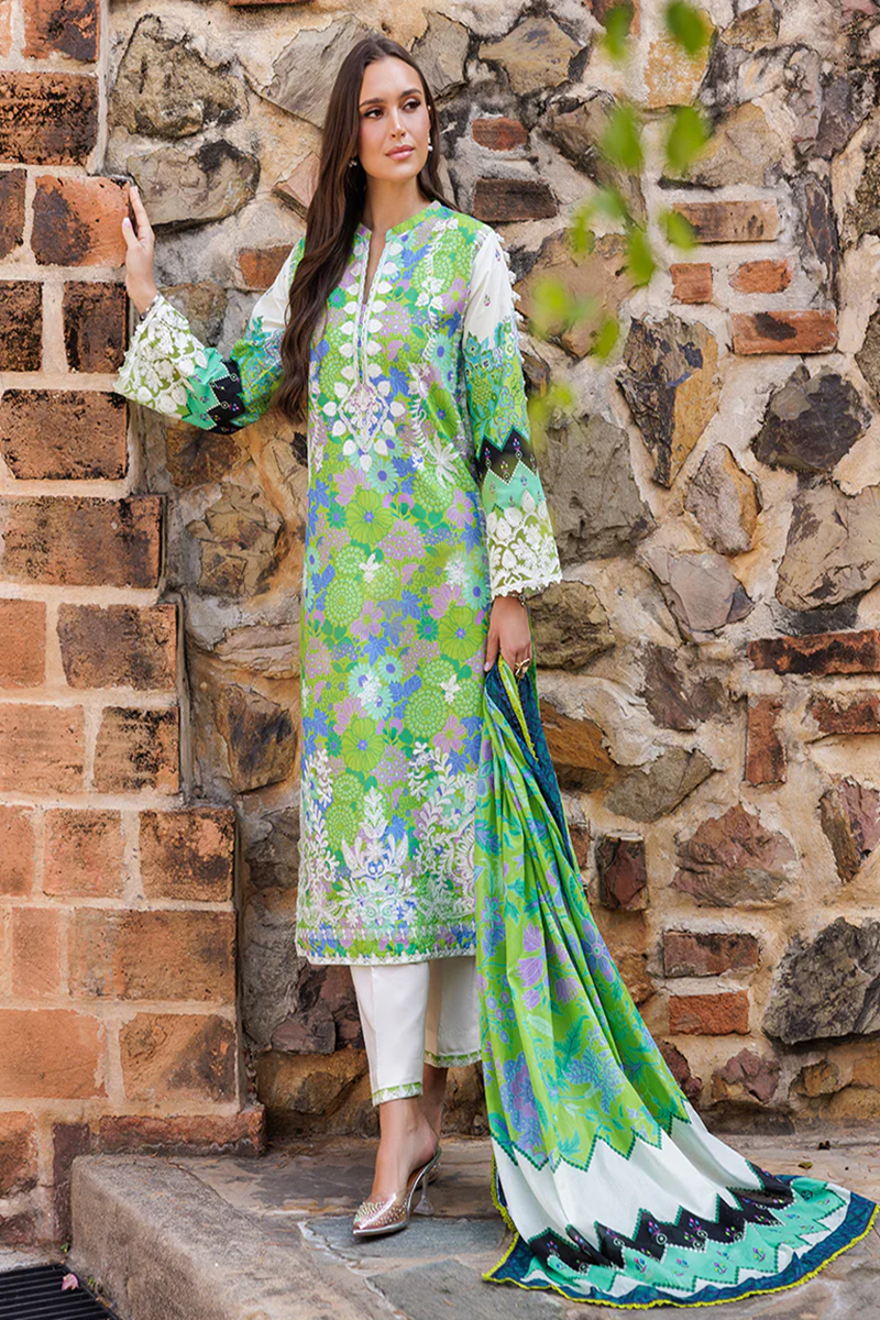 Rajbari Nissa Emb Floral Symphony Lawn '25 -04