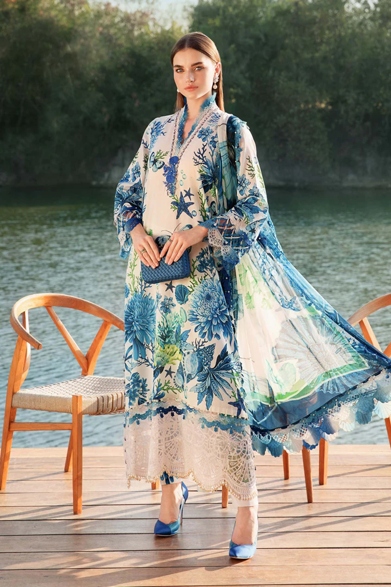 Maria B - M Prints -Unstitched Printed Lawn - MPT-2510-B