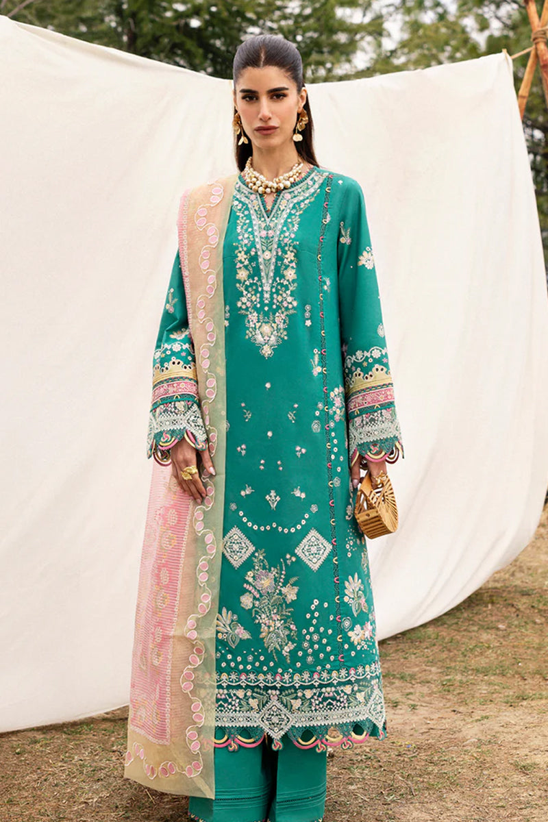 Qalamkar Qlinekari Lawn - Elida