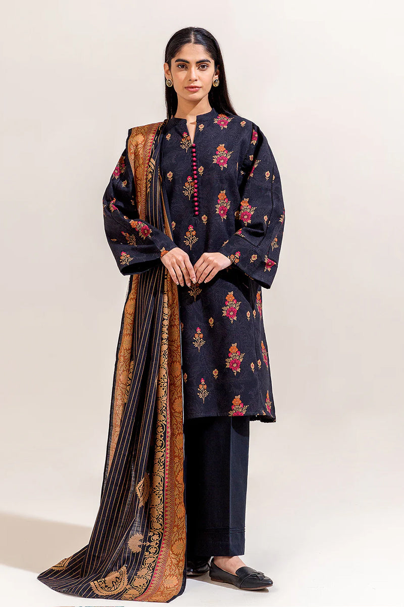 Beechtree Printed Khaddar - RAVEN VERVE