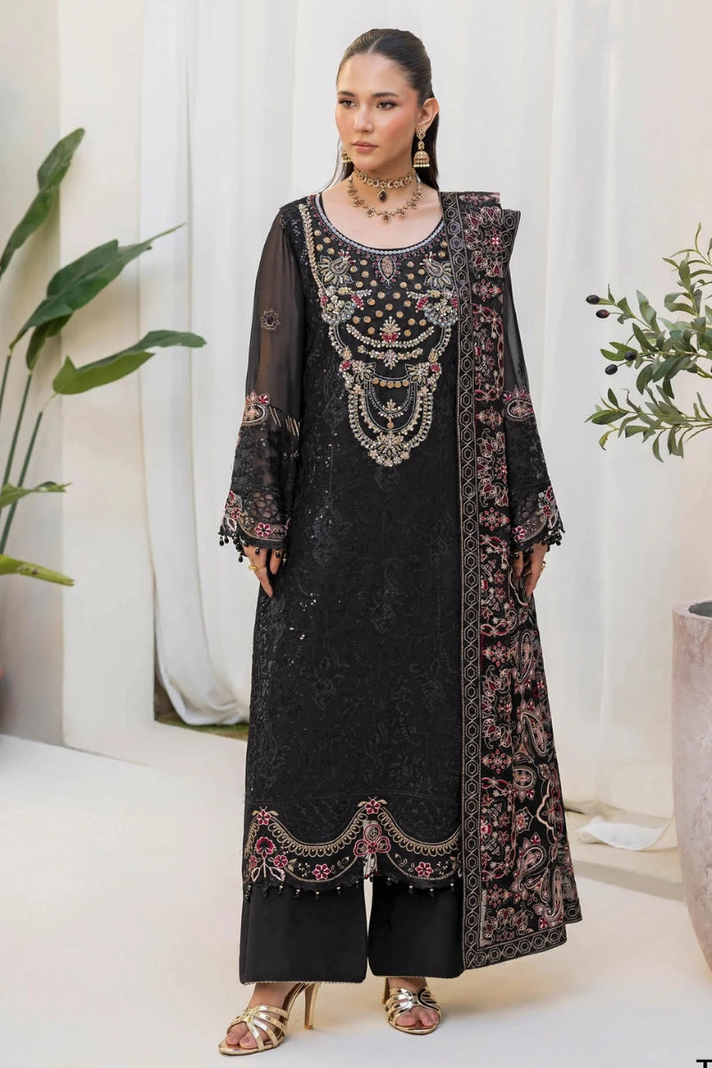 Dastan by Ramsha Formal'26 - T-506 Black