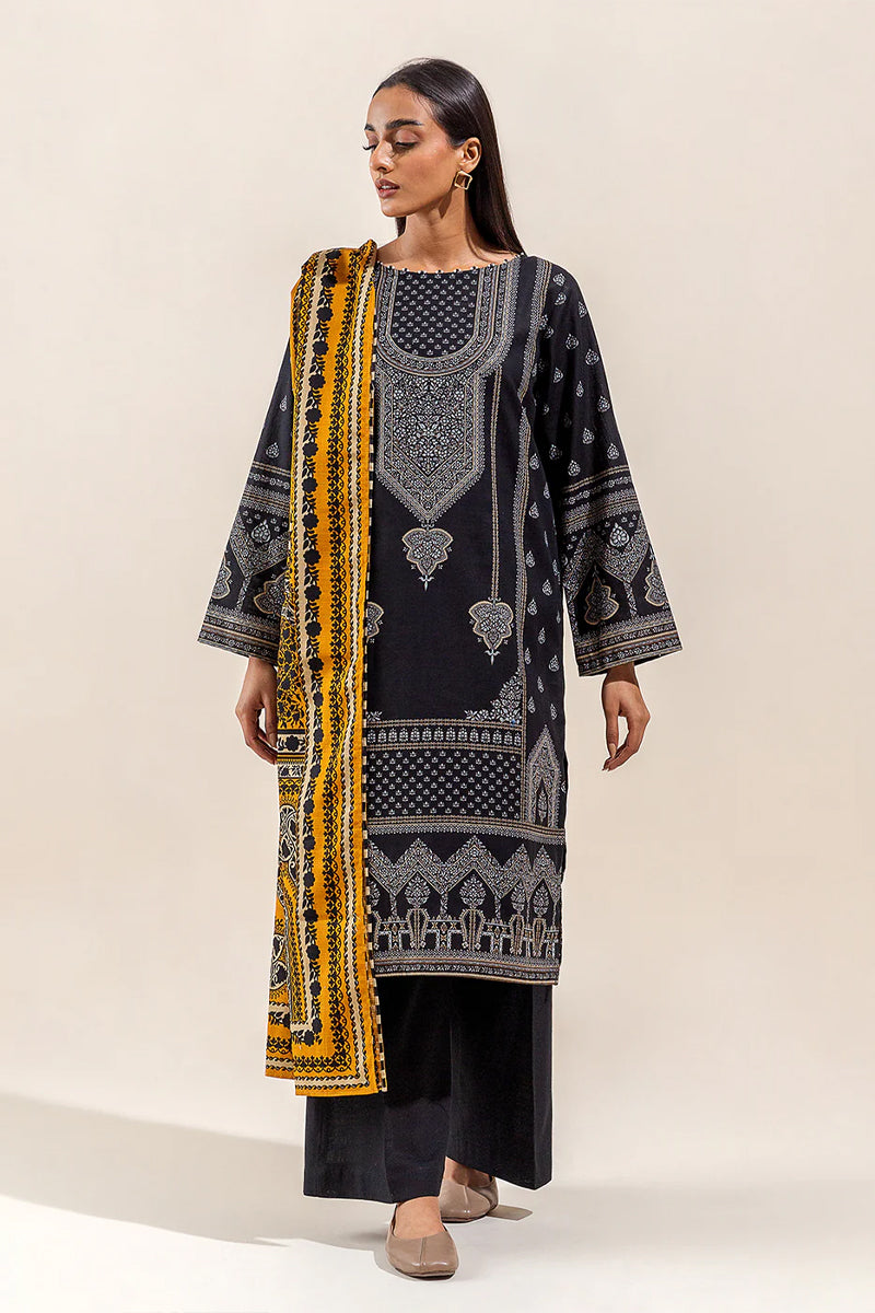 Beechtree Printed Khaddar - GLOOMY MYTH