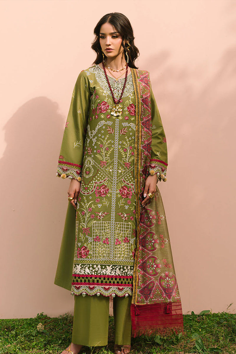 Mahnur Dahlia Luxury Lawn '25 - Saage