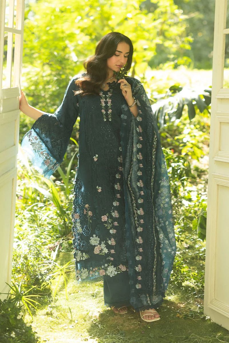 Elaf Luxury Lawn Vol-2'26 - ELQ-3B EMERALD FERN