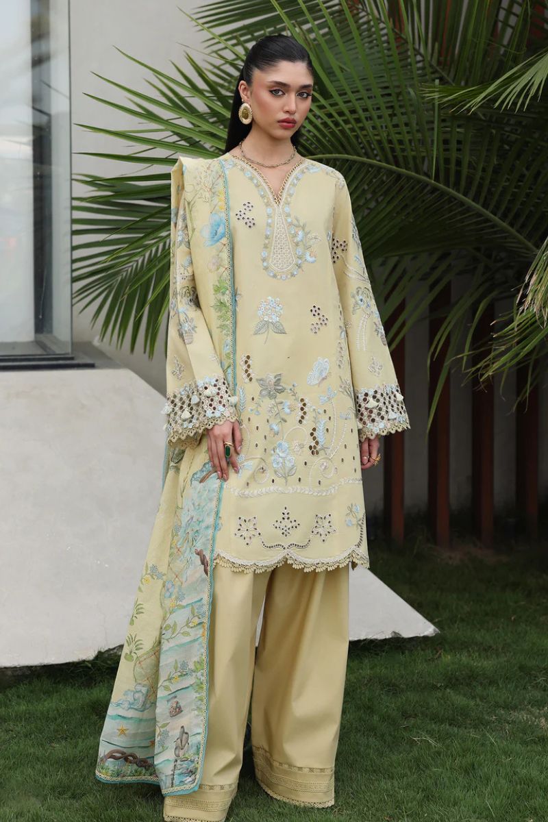 Qalamkar Q Line Luxury Lawn'26 - QKL-11 MEIRA