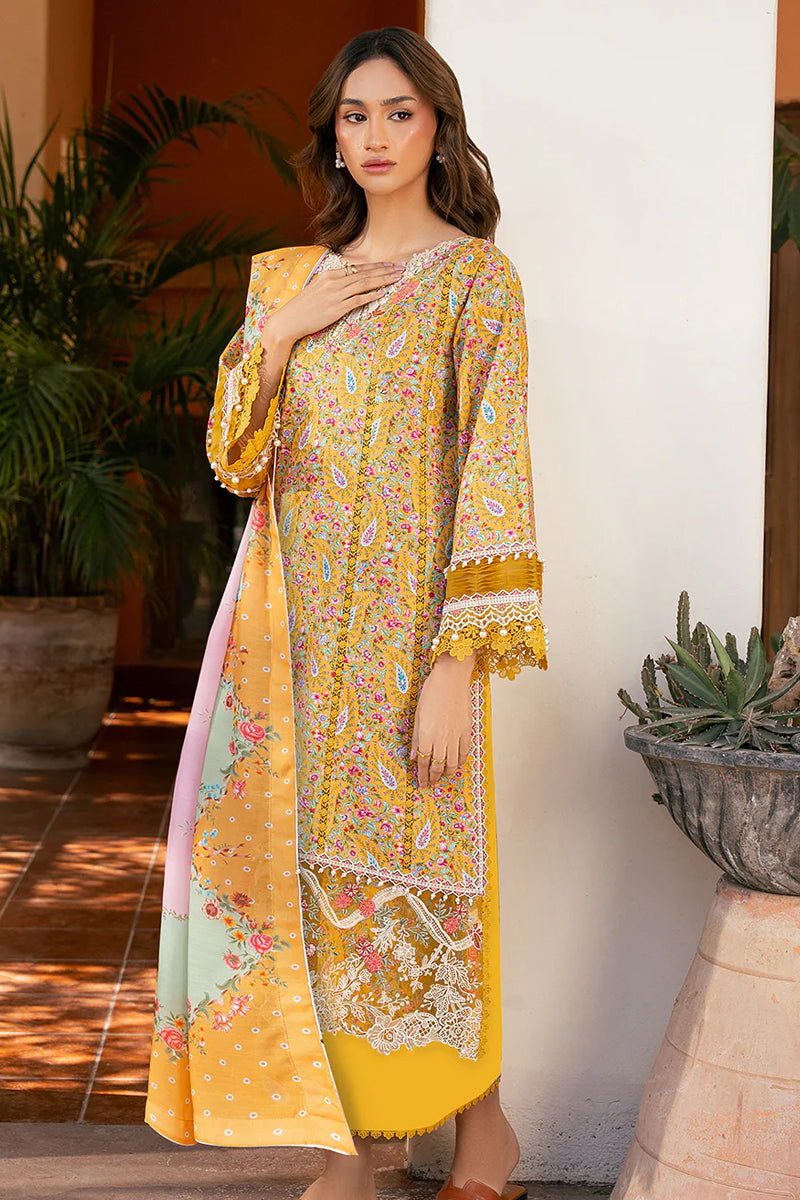 Bin Ilyas Hazel Printed Emb Lawn '25 - 2072 - B