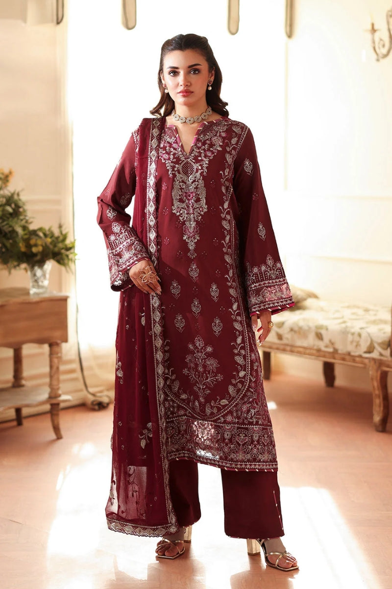 Ramsha Aangan Emb Raw Silk - AA-203
