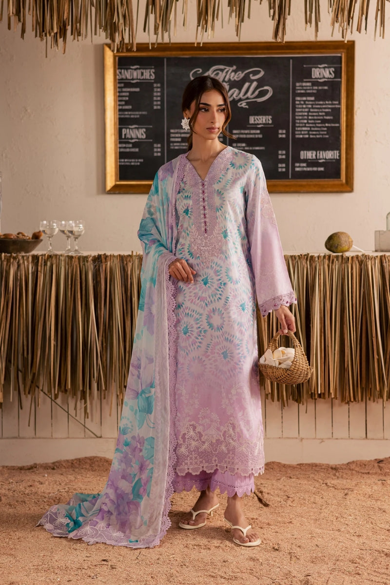 Nureh Gardenia Embroidered Lawn'26 - NSG-222