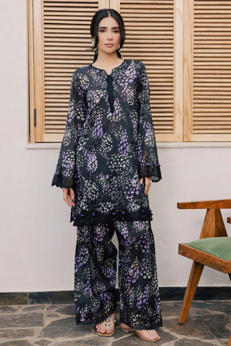 Nureh Ballerina 2 Pc Printed Chikankari Lawn'26 - NU2-211