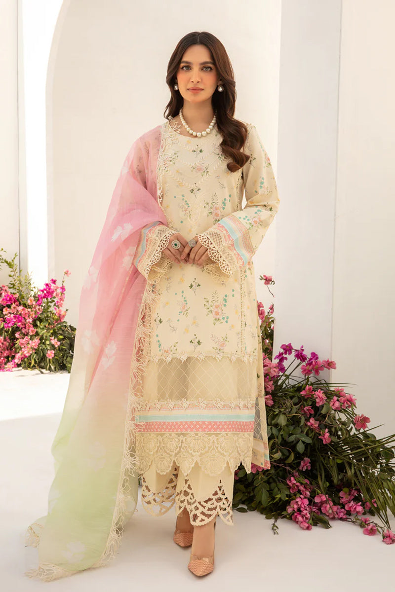 Rang Rasiya - Premium Lawn - Ivory