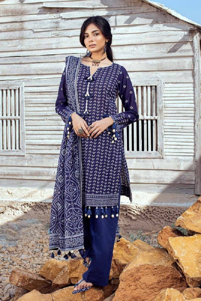 GulAhmad Printed Lawn Suit CL-42017A