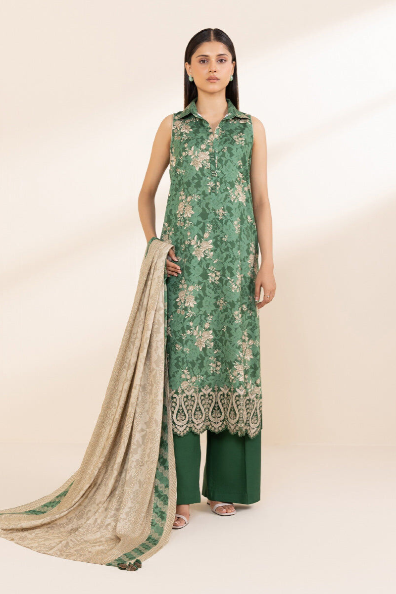 Sapphire Daily 2 Pc Emb Linen - 25C1