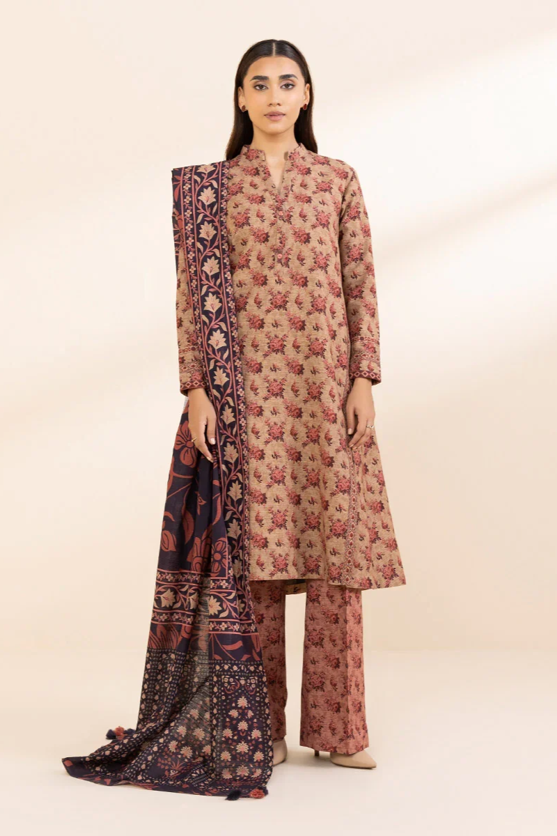 Sapphire Daily 2 Pc Printed Khaddar -27C