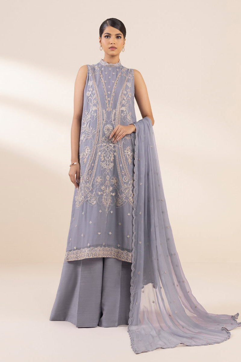 Sapphire Luxe 3 Pc Embroidered Chiffon - LX25V0-13