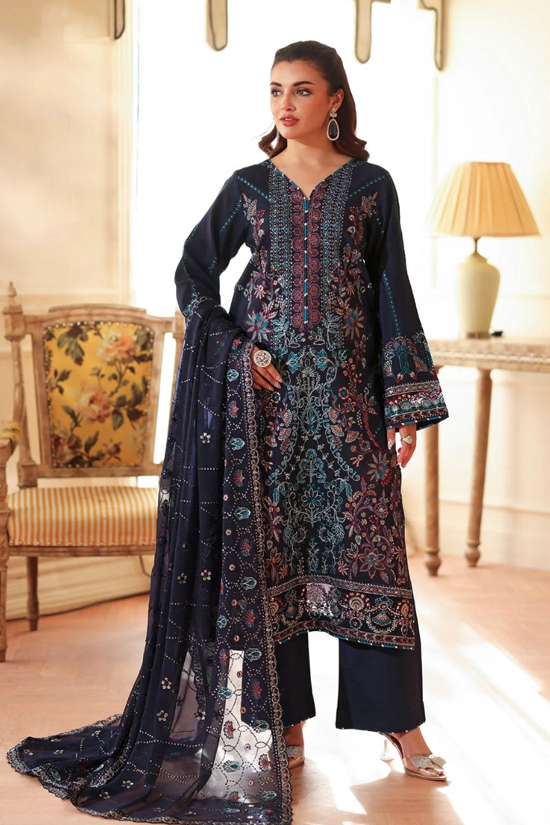 Ramsha Aangan Emb Raw Silk - AA-201