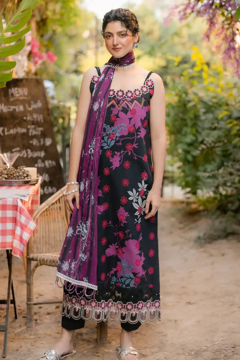 Asifa & Nabeel Gulkari Summer'25 GKL-01 Pale Rose