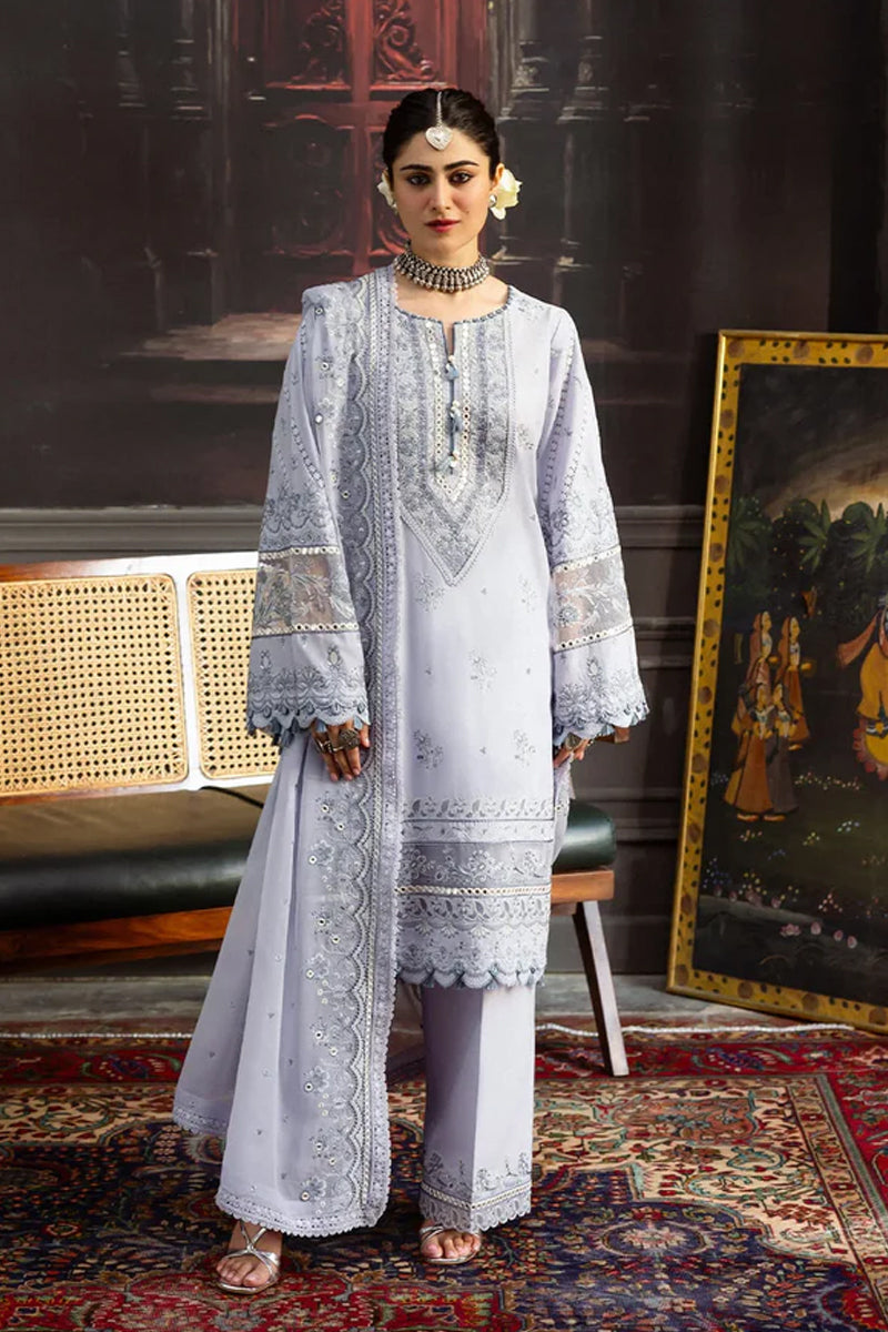 Kahf Karandi Emb Chiffon'25 - KKH-09 CELESTIAL