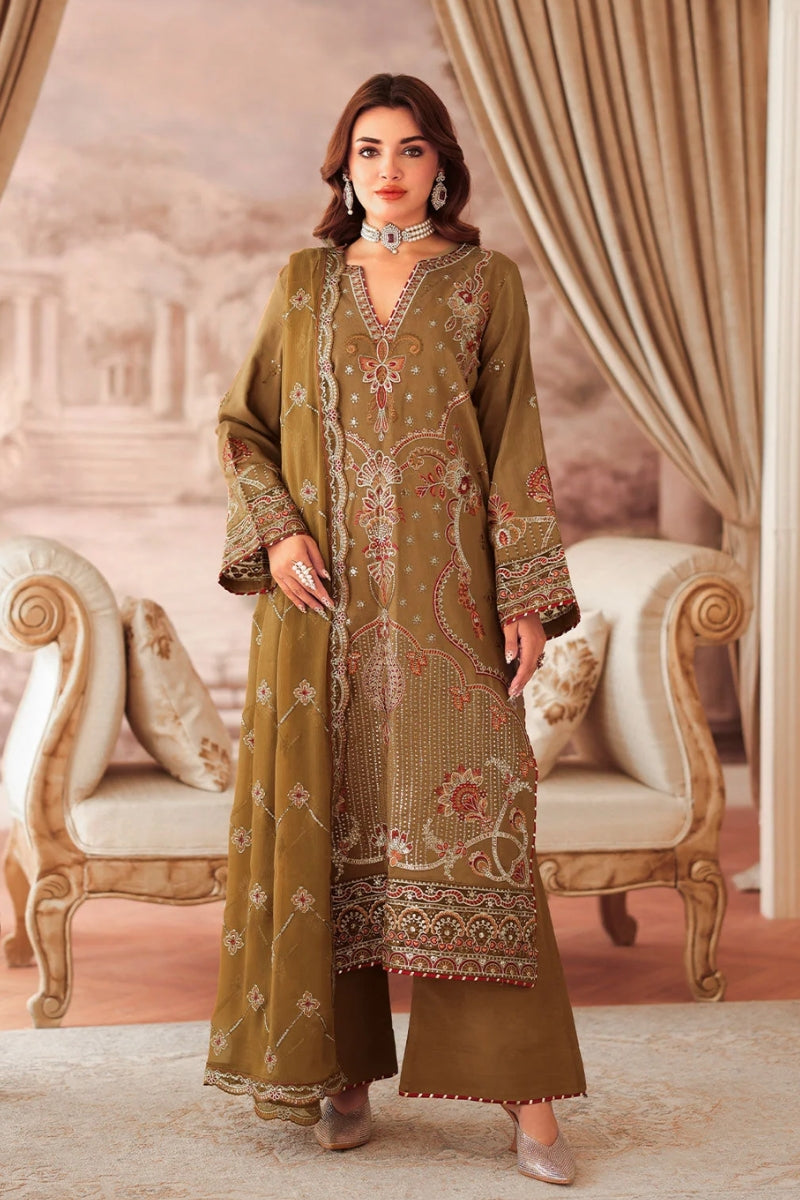 Ramsha Aangan Emb Raw Silk - AA-210