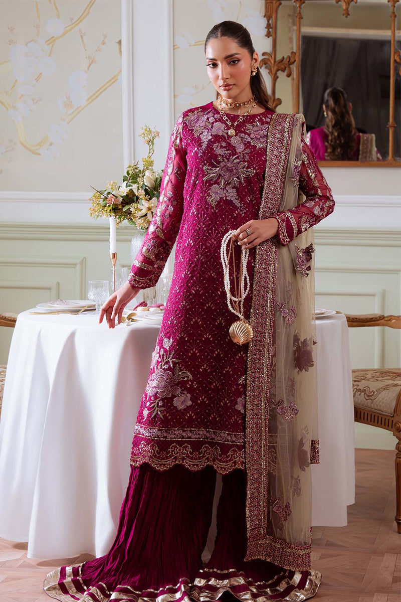 Nureh Elanora Embroidered Chiffon'25 - NEL-78