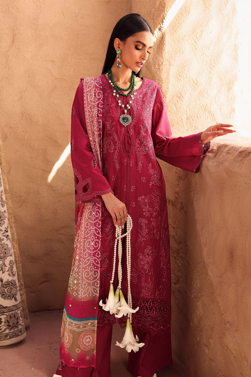 Nureh Bazar Emb Chikankari Lawn'25 - NE-158