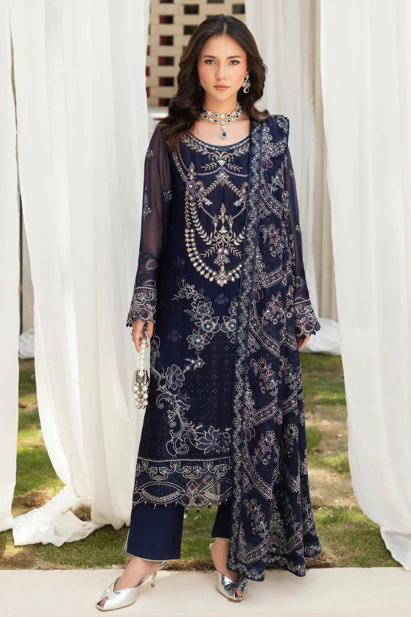 Dastan by Ramsha Formal'26 - T-501 Navy Blue