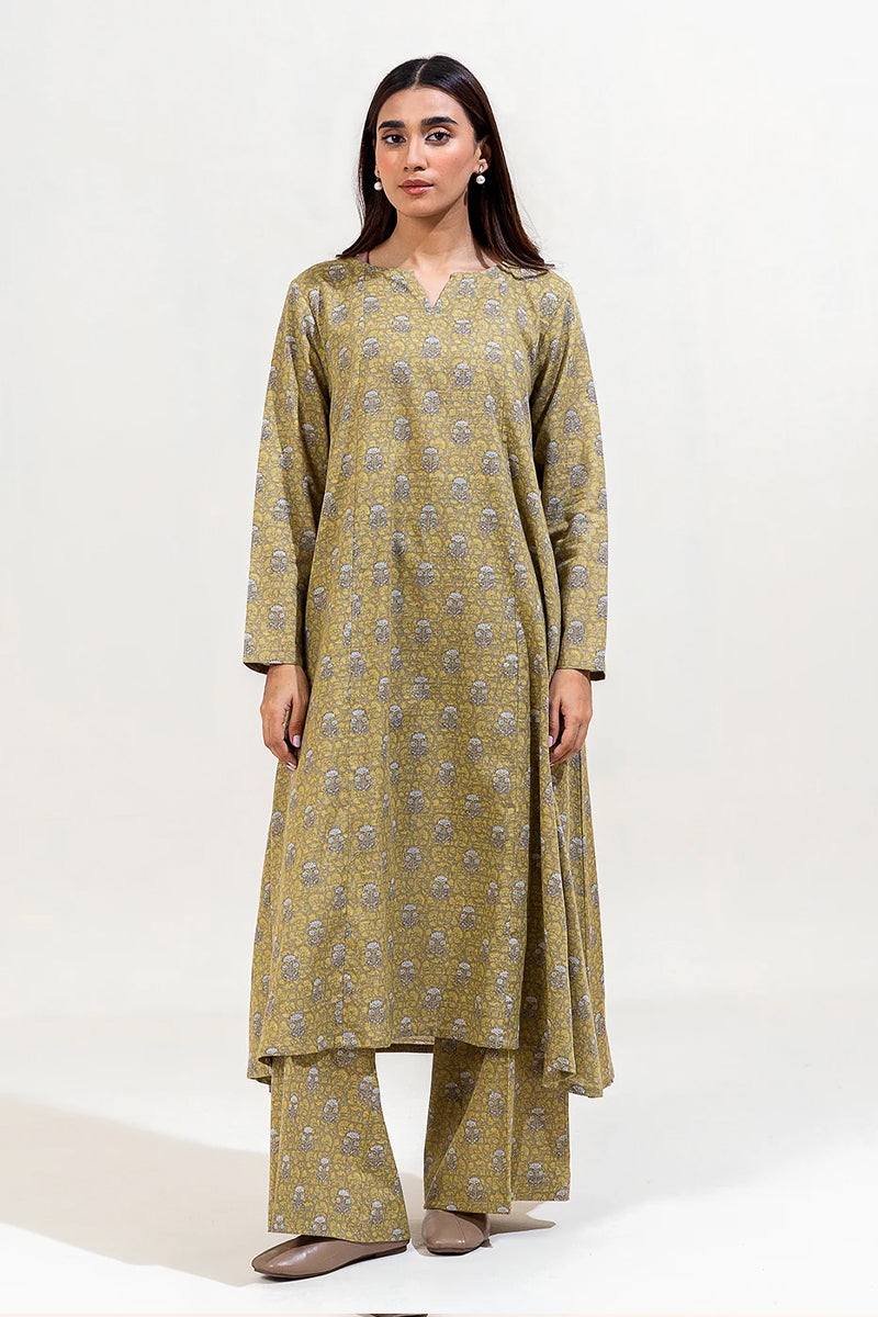 Beechtree Printed Khaddar 2 Pc - FERN MUSE