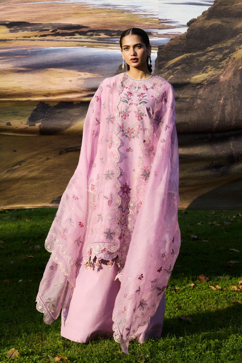 Hussain Rehar Zan Luxury Lawn'26 - Elfa