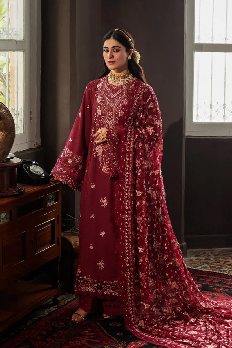 Kahf Karandi Emb Chiffon'25 - KKH-03 ROSELITH