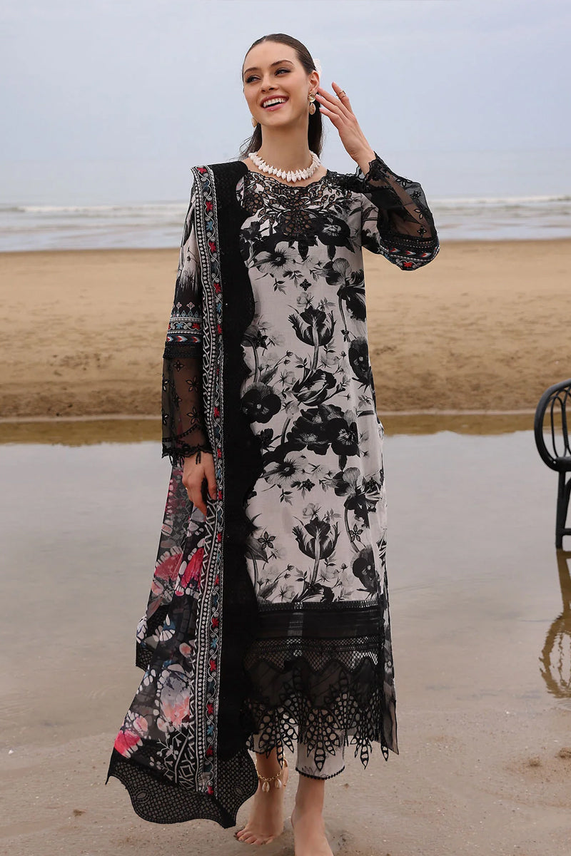 Nureh Gardenia Embroidered Lawn'25 - NSG-175