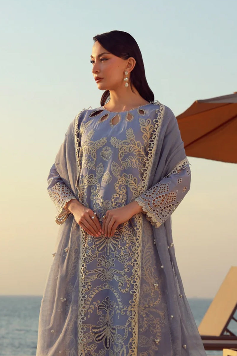 Gulmina Luxury Lawn - Periwinkle