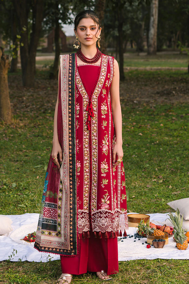 Mahnur Dahlia Luxury Lawn '25 - Rosina