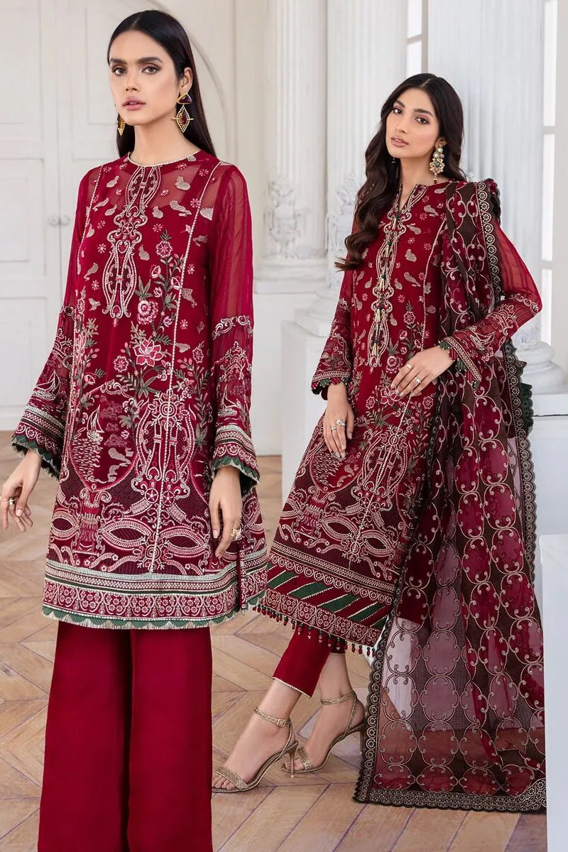 Jazmin - Embroidered Luxury Chiffon - 06-Arash