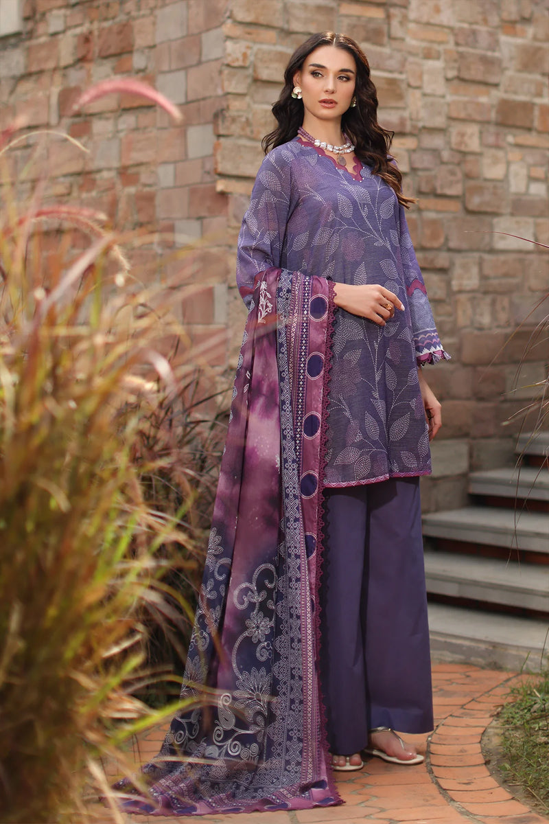 Nureh Signature Print Zari Lawn'26 - SP-202