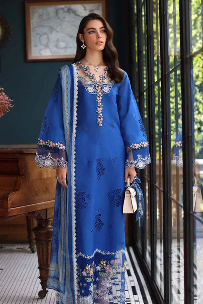 Noor by Saadia Asad Luxury Schiffli - D4