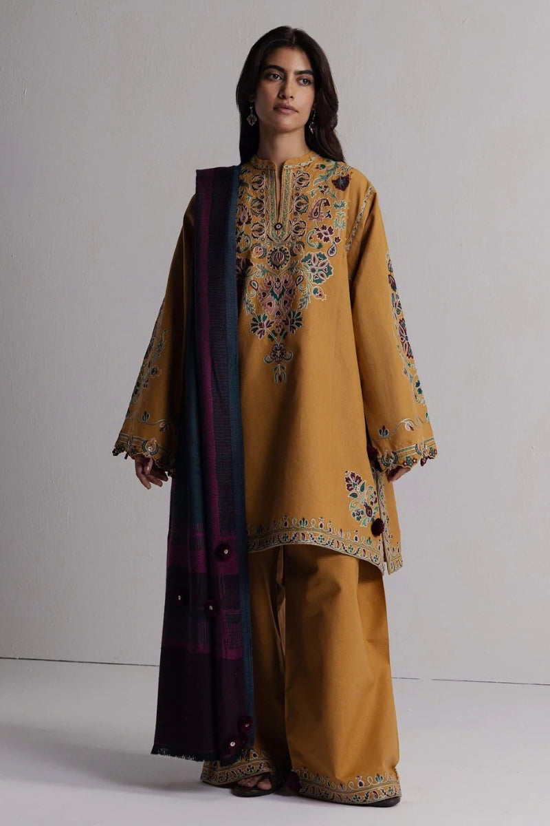 Coco Winter Unstitched'26 - OCHRE-2A