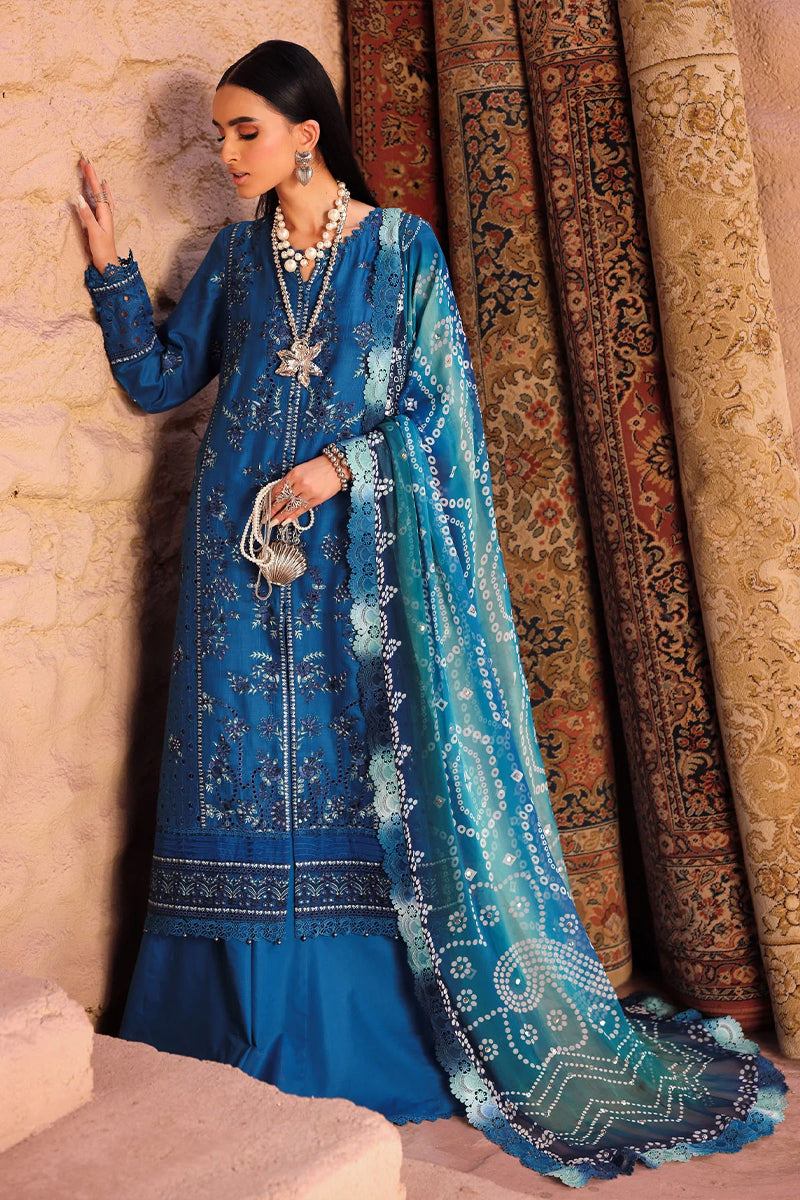 Nureh Bazar Emb Chikankari Lawn'25 - NE-160