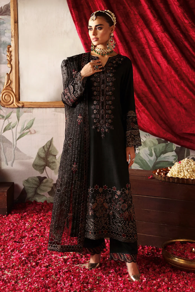 Shagna Premium Emb Raw Silk - S05