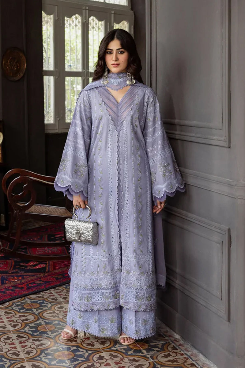 Kahf Karandi Emb Chiffon'25 - KKH-04 WISTERIA