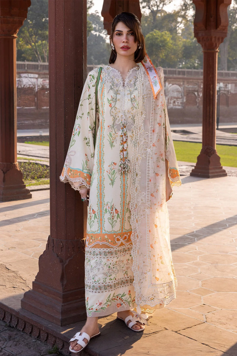 Flow By Crimson Summer Lawn'26 - SUN-KISSED LETTER - D-9A