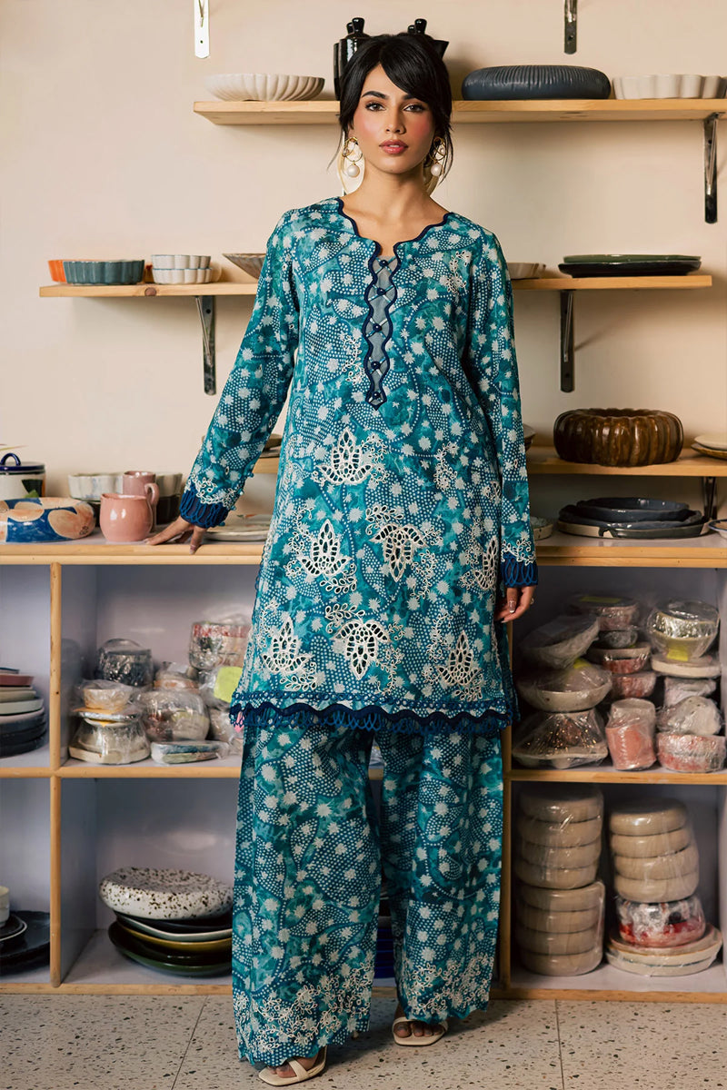 Nureh Ballerina 2 Pc Chikankari Lawn'26 - NU2-196