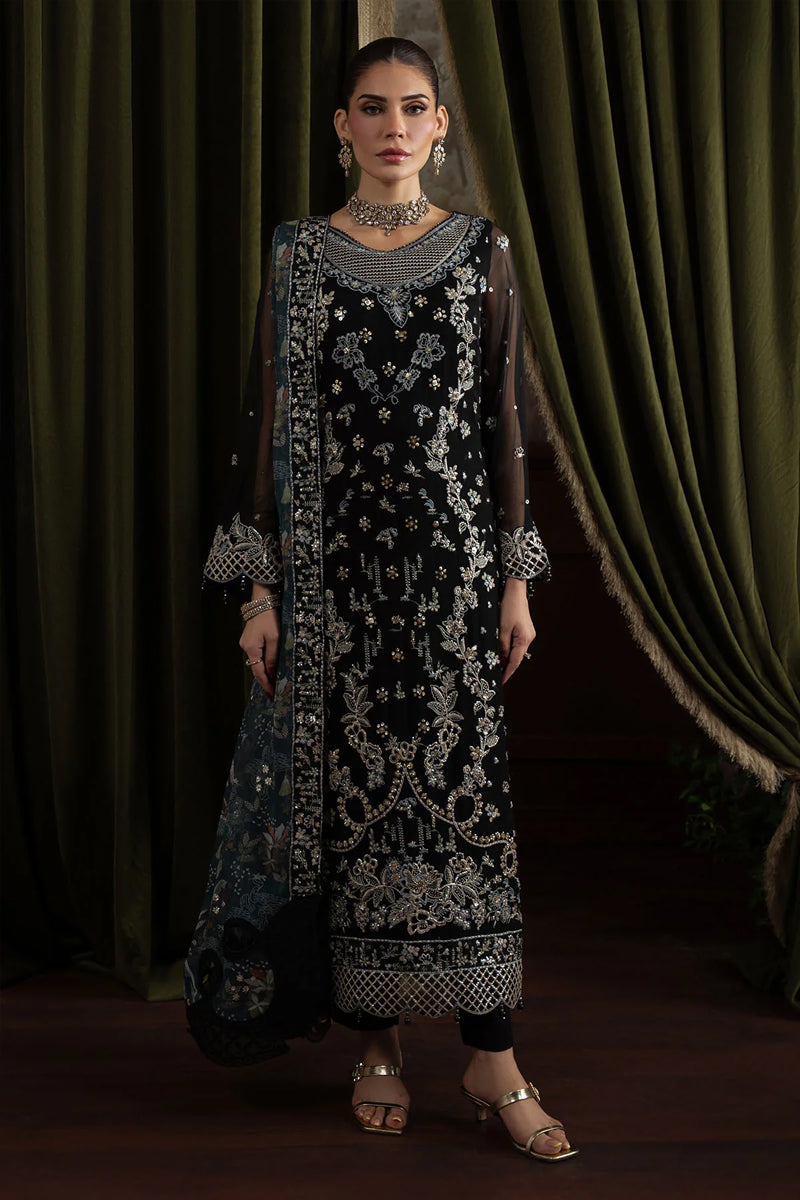 Nureh Elanora Embroidered Chiffon'25 - NEL-75