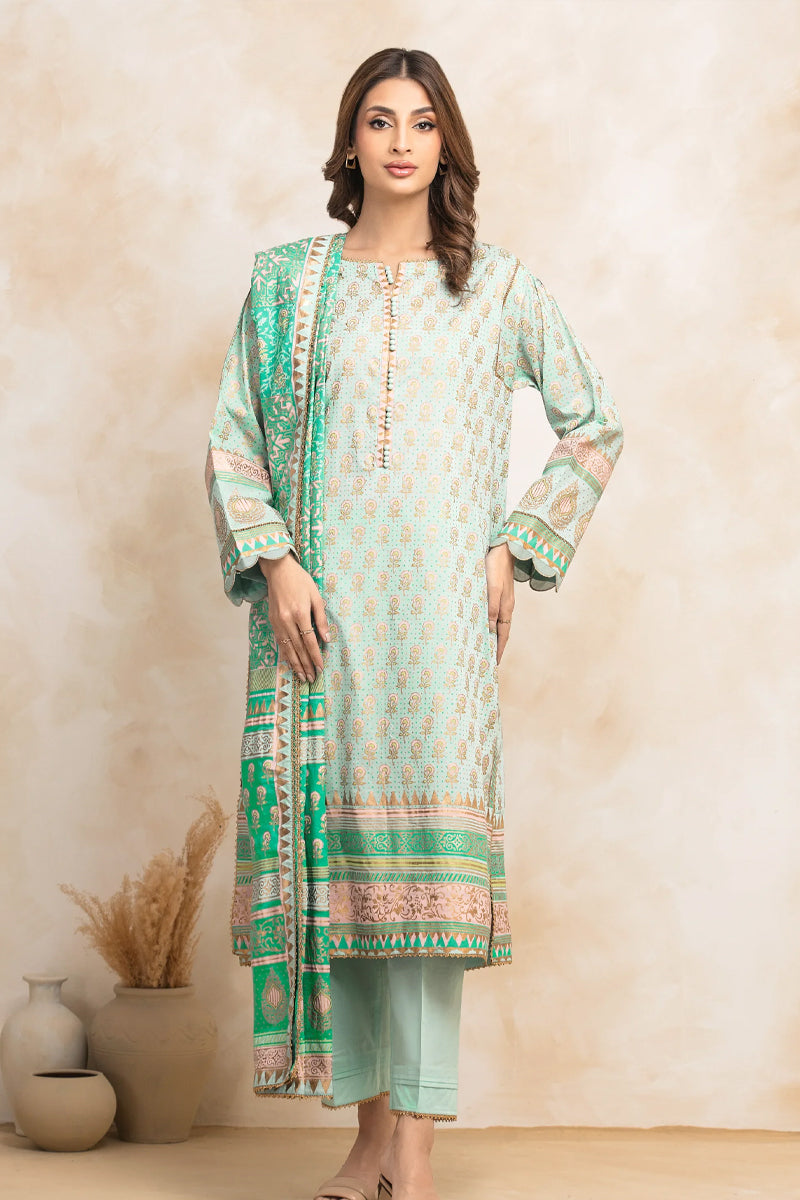 Eden Robe Block Print Cambric 2 Piece - EWU5M1-025-2P