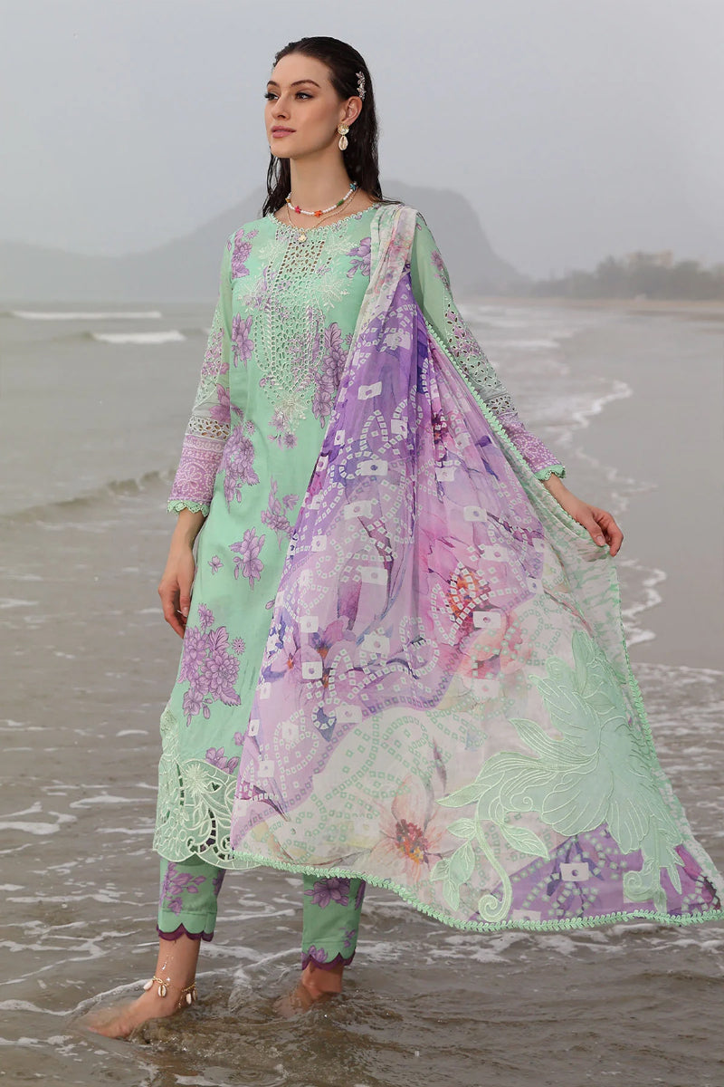 Nureh Gardenia Embroidered Lawn'25 - NSG-174
