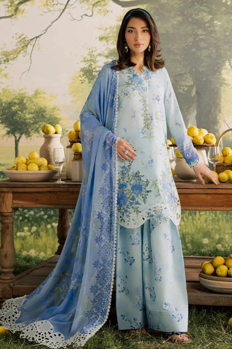 Nureh Bloom Emb & Printed Lawn'26 - BL-14