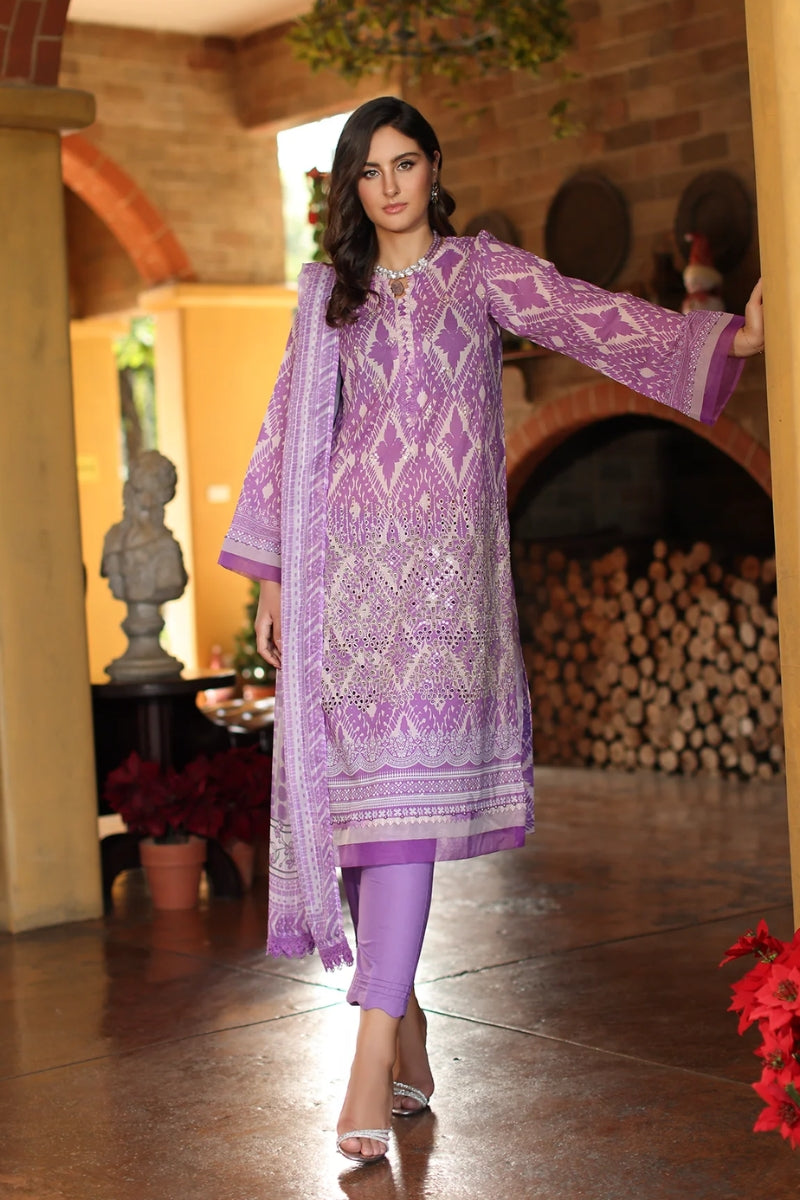 Daria Emb Lawn Chikankari'26 - DA-10
