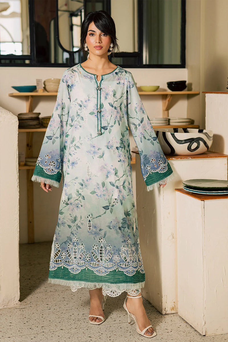 Nureh Ballerina 2 Pc Chikankari Lawn'26 - NU2-197