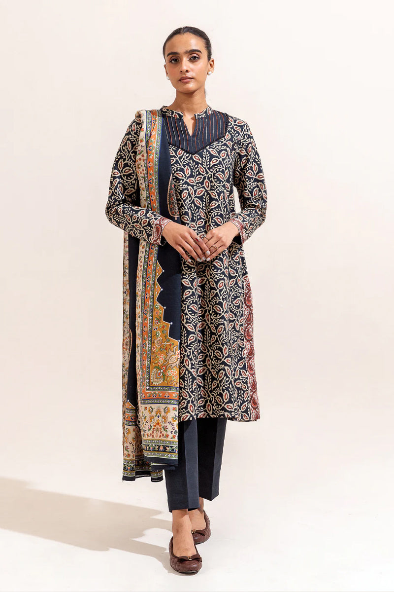 Beechtree Printed Khaddar - TRIBAL HALE