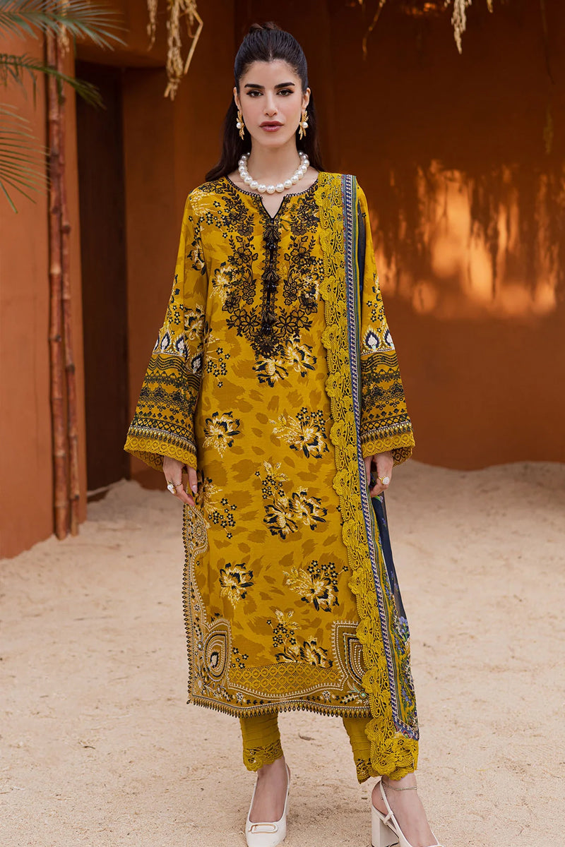 Nureh Gardenia Emb & Printed Viscose - NWG-87