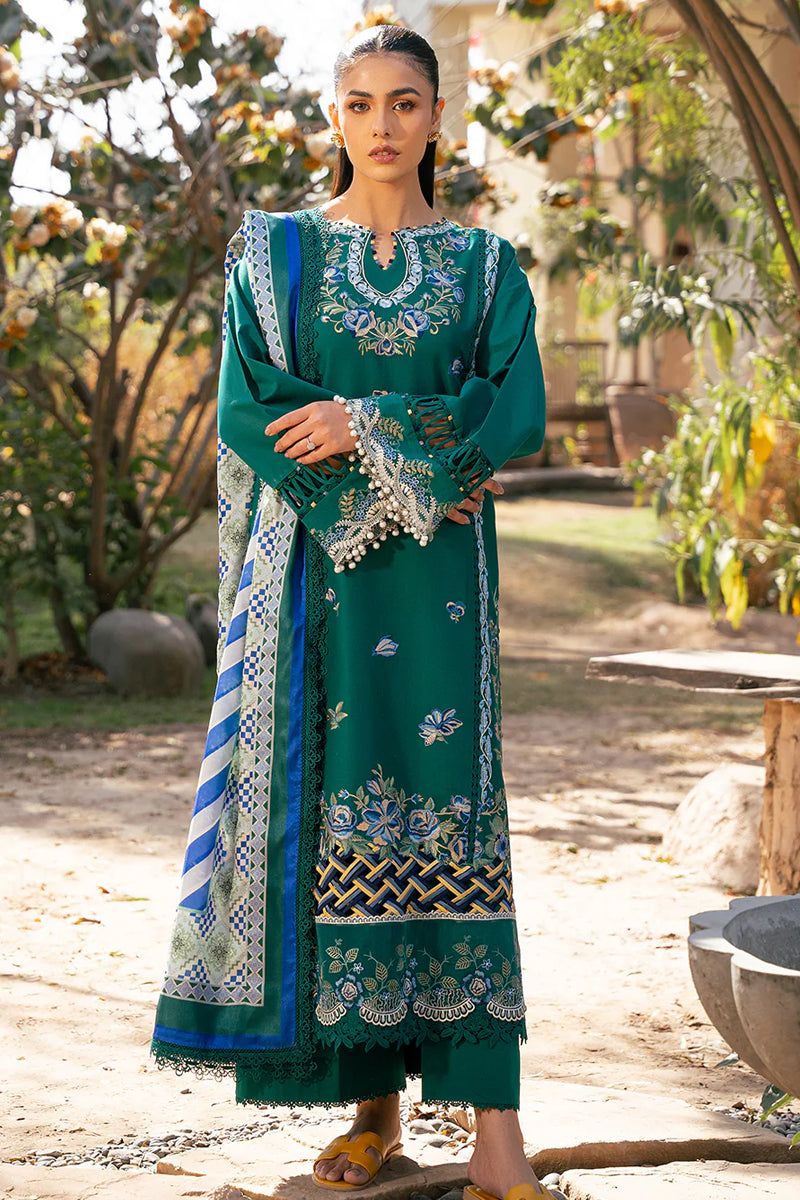 Bin Ilyas Hazel Printed Emb Lawn '25 - 2077 - A