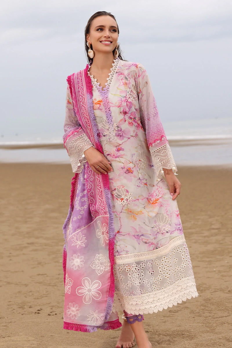 Nureh Gardenia Embroidered Lawn'25 - NSG-172